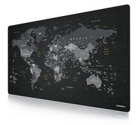 TITANWOLF - Extra Large Gaming Mouse Mat 1500x800mm Oversize - XXXL Mouse Pad with motif - Desk Pad XXXL Extended - For Precision and Speed - Non-Slip Rubber Base, for Mouse and Keyboard, World map