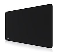 TITANWOLF Oversized gaming mouse pad 1000x600mm XXXL large mouse pad with motif, large size table pad, Improves precision and speed, XXL, Black