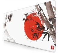 TITANWOLF - XXL Mouse Mat - Mouse Pad 900 x 400 x 3mm -Speed Gaming Mouse Pad - Extra Large MousePad - Table Mat Large Size - Improved Precision and Speed - Sumi-e Bamboo