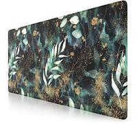 TITANWOLF - XXL Speed Gaming Mouse Pad Mouse Mat - Extra Large 900 x 400 x 3mm - Water-Resistant Mousepad with Non-Slip Rubber Base - Smooth Cloth Surface - FLORAL