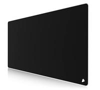 TITANWOLF - XXXL Mouse Mat - 1200 x 600 x 3 mm Mouse Pad - Extra Large Speed Gaming Mousepad - Rubber Table Mat Large Size - improved Precision and Speed - Design White Icon