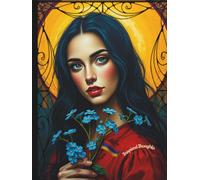 TITAS PAPER Beautiful Armenian Woman with Forget Me Not Flower & Flag, Dot Grid Journal