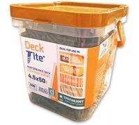 Tite-Fix Deck-Tite 4.5 x 50mm Pozi Screw Tub Net-Coat - Pack of 500