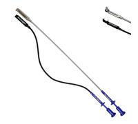 TITE-REACH Flexible Extension Clamp Combo Pack - Retro-Flex (Memory-Flex) & Flash-Flex (Spring-Back) Mini Vise Tools, 24" Nut & Bolt Holders for Tight Space Retrieval