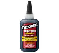 Titebond Instant Bond Medium CA Super Glue - Jet Black, Ethyl Cyanoacrylate Adhesive - 2 Oz. 8211