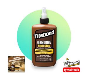 Titebond Liquid Hide Glue 237ml 8oz Woodworking Wood Repair Adhesive - 5013