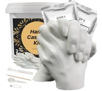 TITGGI Hand Casting Kits Couple, Hand Moulding Kit Couple Gifts for Her and Him - Hand Mold Casting Kit Couples, DIY Hand Statue Kit Adult & Child, Wedding