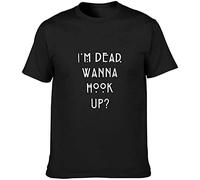 titian I'm Dead. Wanna Hook Up?、 T Shirt Black XL