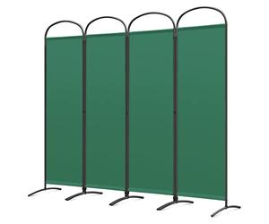 Title:Angel Living Paravent 4 Panels Room Divider Protective Screen Wall Room Partition for Offices, Balcony, Bedroom, Outdoor Garden 225 x 185 cm Green