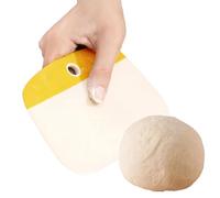 Title Dough Scraper - Tabletop Pastry Cutter | Flexible PP Material 15x10.5cm, This Multi-Functional Food Scraper Features A Scale Design for Precise Bread Dividing and Bun Wrapping (170) Search Term
