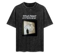 Title Fight Hyperview Punk Rock Men's T-Shirt Black Unisex Mens Tees S