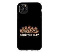 Title: Funny Pottery Artist Seize The Clay Ceramics Design Case for iPhone 11 Pro Max