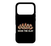 Title: Funny Pottery Artist Seize The Clay Ceramics Design Case for iPhone 17 Pro