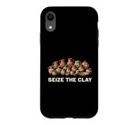 Title: Funny Pottery Artist Seize The Clay Ceramics Design Case for iPhone XR