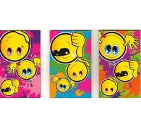 Title: Mini Smiley Face Notebooks / Notepads - Assorted Designs (1 Supplied)
