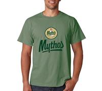 Title: New Mythos Greek Beer Logo Black White T-Shirt Size S - 3XL