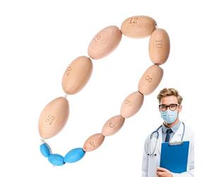 Title Option Orchidometer - Natural Endocrine Scale Beads, Precise Medical Measuring Instrument, Clinical Testicular Volume Evaluation, More Durable for Paediatricians