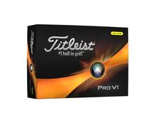 Titleist 2023 Pro V1 Golf Ball, Pack Of 12, Yellow
