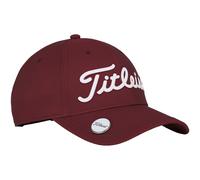 TITLEIST 2025 PLAYERS PERFORMANCE BALL MARKER CAP - BURGUNDY / WHITE