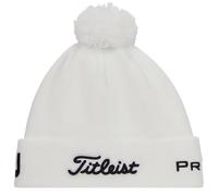 TITLEIST 2025 TOUR POM POM GOLF BEANIE - WHITE