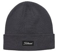 Titleist Charleston Cuff Knit Golf Beanie, Washed Indigo/White, One Size Fits All