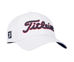 TITLEIST 2026 TOUR PERFORMANCE CAP - WHITE / NAVY / RED