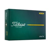 Titleist AVX Golf Ball, Pack of 12, Yellow, Numbers 1-4