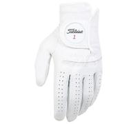 TITLEIST Perma Soft Golf Glove Mens Reg RH Pearl, White(Medium, Worn on Right Hand)