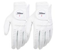 TITLEIST PERMASOFT LEATHER GOLF GLOVE - 2 PACK