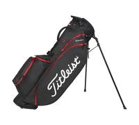 Titleist Players 4 StaDry Golf Bag, Black/Black/Red