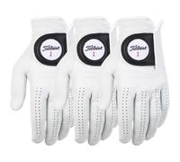 TITLEIST PLAYERS LEATHER GOLF GLOVE - 3 PACK