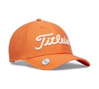 Titleist Players Performance Ball Marker Golf Cap, Flame/White, Adjustable