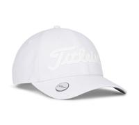 Titleist Players Performance Ball Marker Golf Cap, White/White, Adjustable