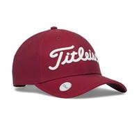 Titleist Players Performance Ball Marker Golf Hat, Crimson/White, Adjustable