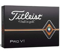 Titleist Pro V1 Golf Ball, White, One Size, Standard Game Numbers (1-4), a dozen