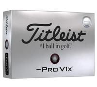 Titleist Pro V1x Left Dash Golf Ball, Pack of 12, PRIOR GENERATION, White (Performance Alignment - Blue)