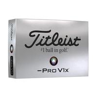 Titleist Unisex's Pro V1x Left Dash Golf Ball, White, One Size
