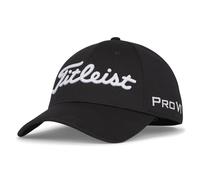 Titleist Tour Elite Golf Cap, Black/White, Fitted, Large/X-Large