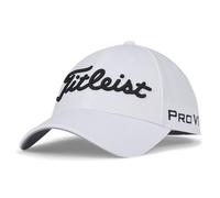 Titleist Tour Elite Golf Cap, White/Black, Fitted, Medium/Large