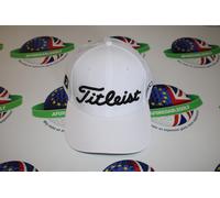 Titleist Tour Performance Mesh Golf Cap, White/Black, Adjustable