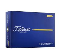 Titleist Tour Soft Golf Ball, Pack of 12, Yellow, Numbers 1-4