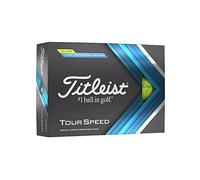 Titleist Tour Speed Golf Ball, Pack of 12, Yellow