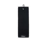 Titleist TriFold Cart Golf Towel Black