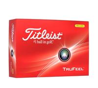 Titleist TruFeel Golf Ball, Pack of 12 Balls, Yellow