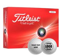 TITLEIST TRUFEEL GOLF BALLS - WHITE PERSONALISED