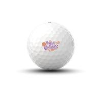 Titleist TruFeel 'Happy Birthday' Logo Golf Ball, Pack of 12, White