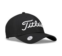 Titleist Women's Players Performance Ball Marker Golf Cap, Black/White, Adjustable