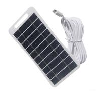 TitleSolar Charging Panel 5W 5V with Type-C Output, IP65 Waterproof Portable Solar Panel for Outdoor Camera, Mobile Phone Charger, Power Bank, Camping and Hiking