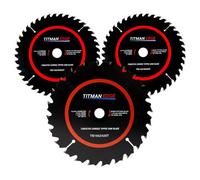 Titman Edge Plunge Saw - Triple Pack - 165mm 20mm Bore -Tbtripkb