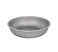 TiTo Titanium Plate Dish Outdoor Camping Tableware Ultralight Round Fruit Titanium Alloy Dinner Dishes Pan for BBQ Hiking Picnic (Small)